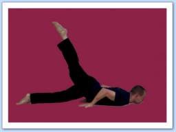 yoga posture demi sauterelle