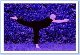 cours yoga posture guerrier